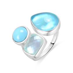 LUXENTER ANILLO ADHAR PLATA XA21096900