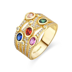 LUXENTER ANILLO DESEH PLATA T2227Y2014