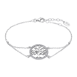 Pendiente Lotus plata mujer LP1746-2/1
